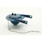 Thrifco Plumbing TOTO Power Gravity Toilet Repair Flapper, BLUE, THU140S 4507840 - alternate 1